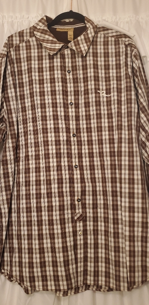 Mens button down long sleeve shirt.